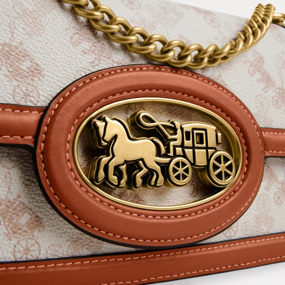 Coash Hero Shoulder Bag With Horse Print