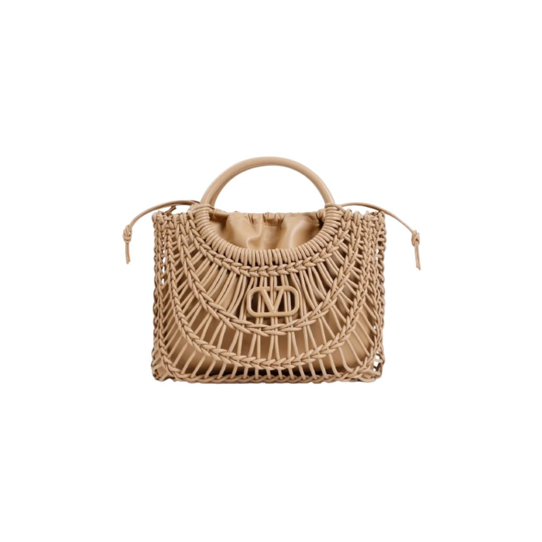 Valentino Garavani AllKnots woven tote bag