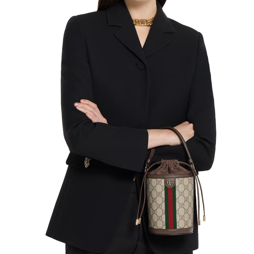 Gucci Ophidia Gg Canvas Bucket Bag