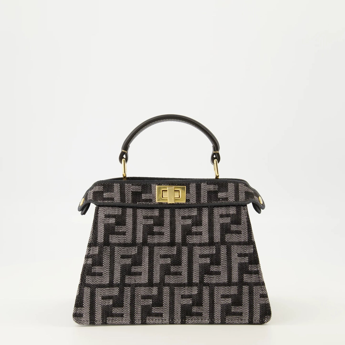 Fendi Peekabbo Nano Bag in FF Denim