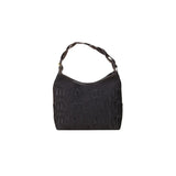 Miu Miu Logo Canvas Shoulder Bag