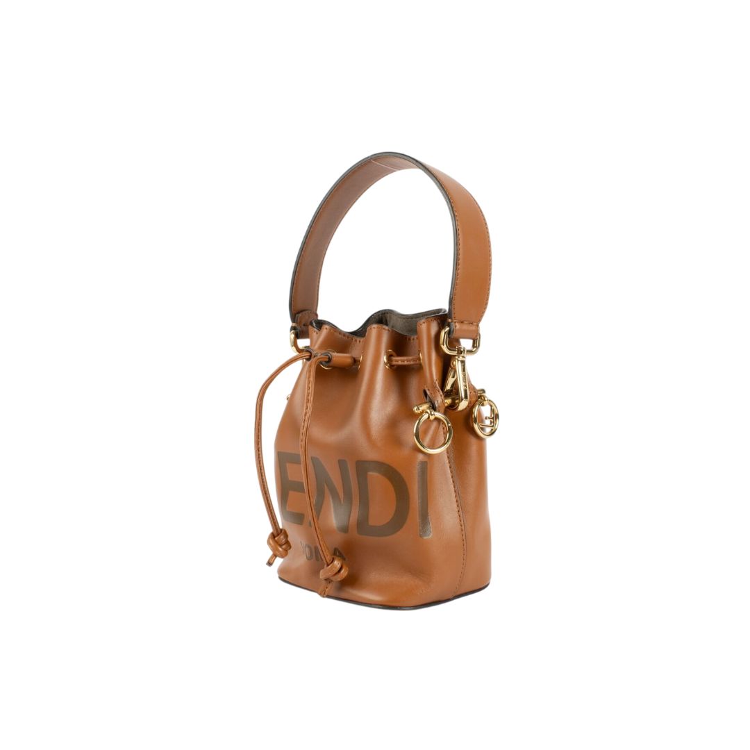 Fendi Camel Mon Tresor Bucket Bag