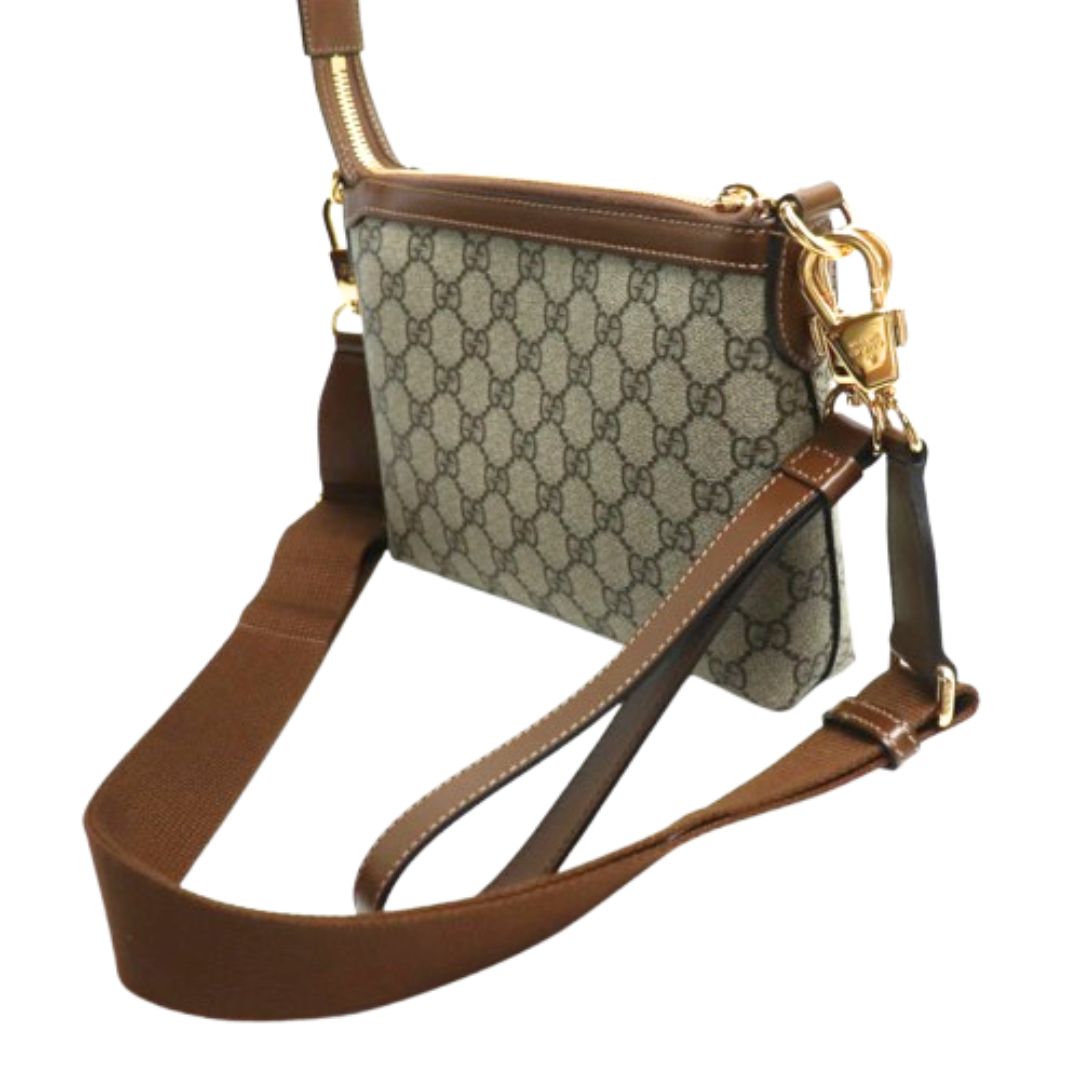 Gucci GG Supreme Interlocking G Messenger