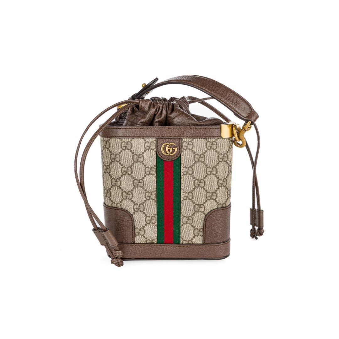 Gucci Ophidia Gg Canvas Bucket Bag