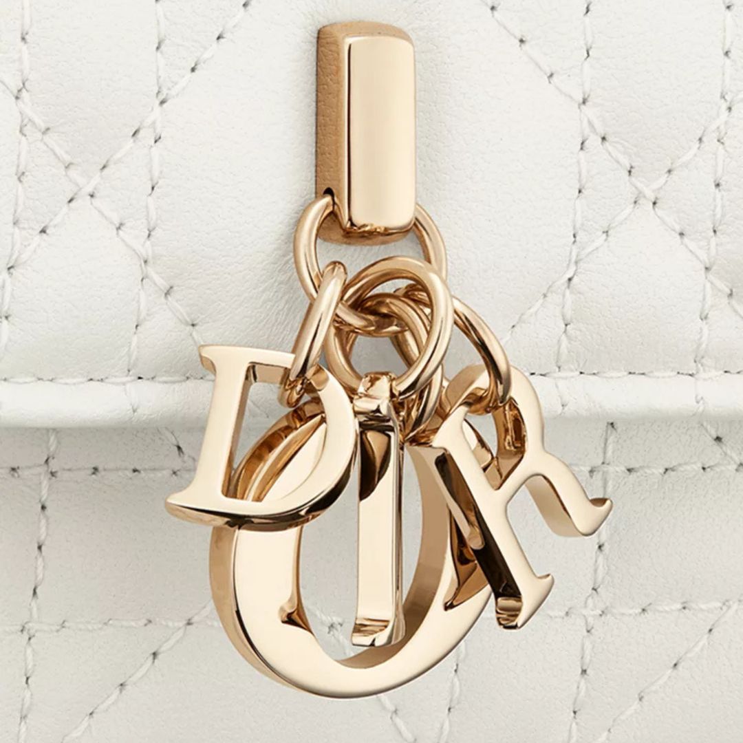 Dior Mini Bag Latte Cannage Lambskin