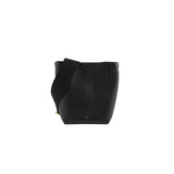 Celine Black Leather Sangle Bucket Bag