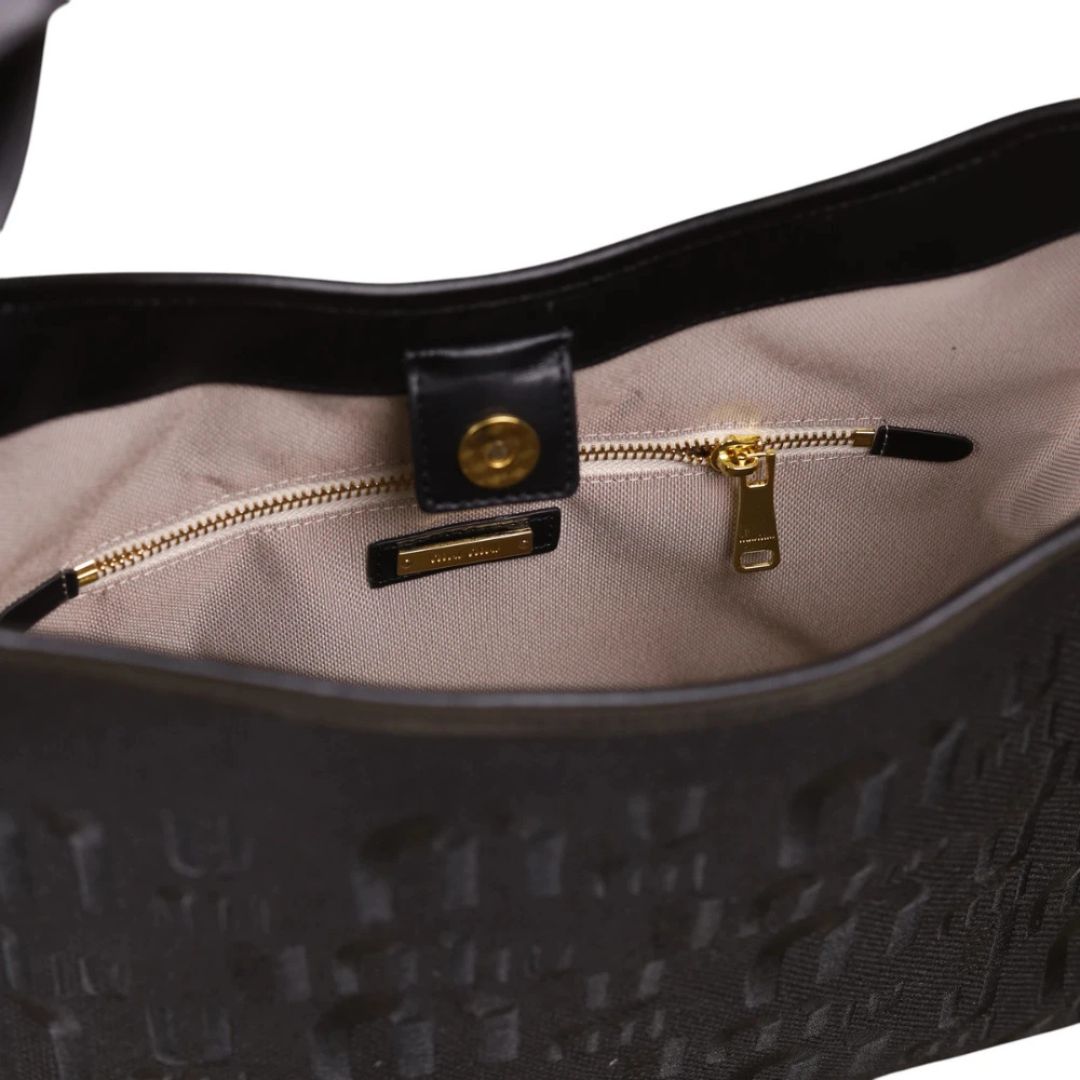 Miu Miu Logo Canvas Shoulder Bag