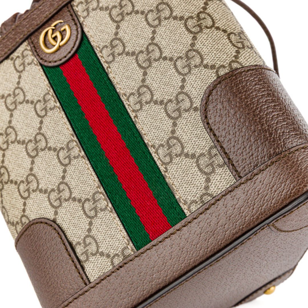 Gucci Ophidia Gg Canvas Bucket Bag