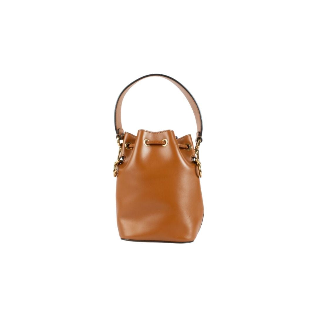 Fendi Camel Mon Tresor Bucket Bag