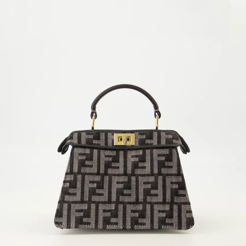 Fendi Peekabbo Nano Bag in FF Denim