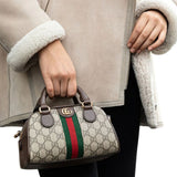Gucci Ophidia coated fabric handbag