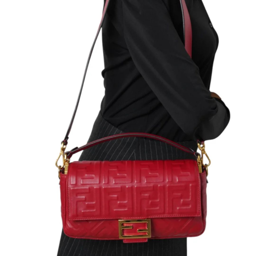 Fendi Baguette leather bag