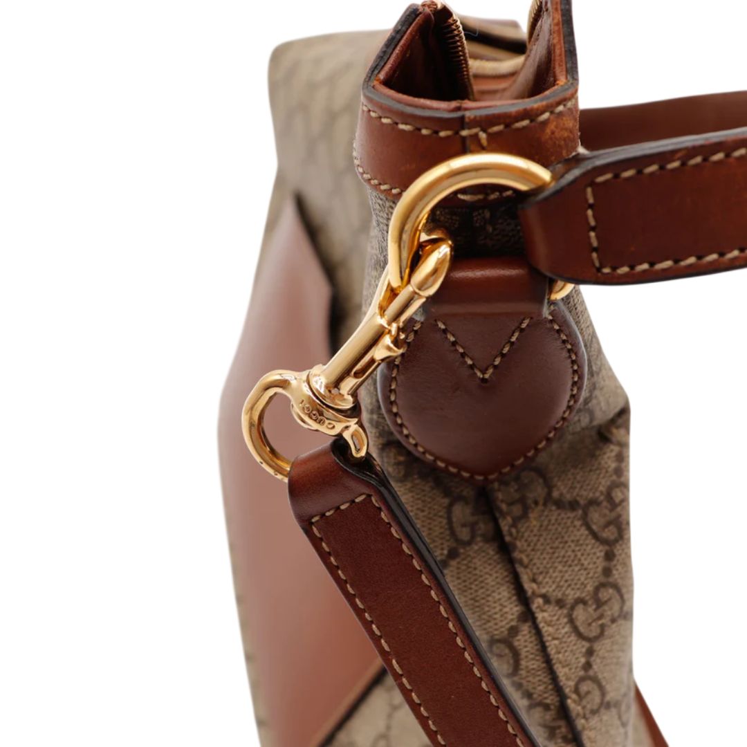 Gucci GG Supreme Brown Hobo