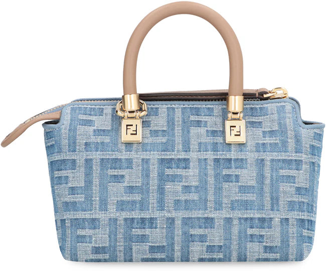 By The Way FF denim fabric bag