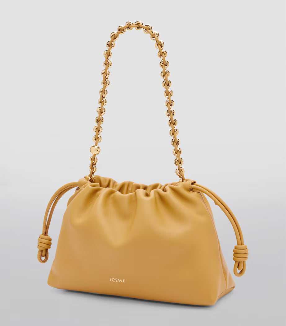 LOEWE Leather Flamenco Shoulder Bag