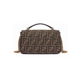 Fendi Baguette Bag Canvas Brown