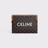 Celine Small Pouch Triomphe Canvas