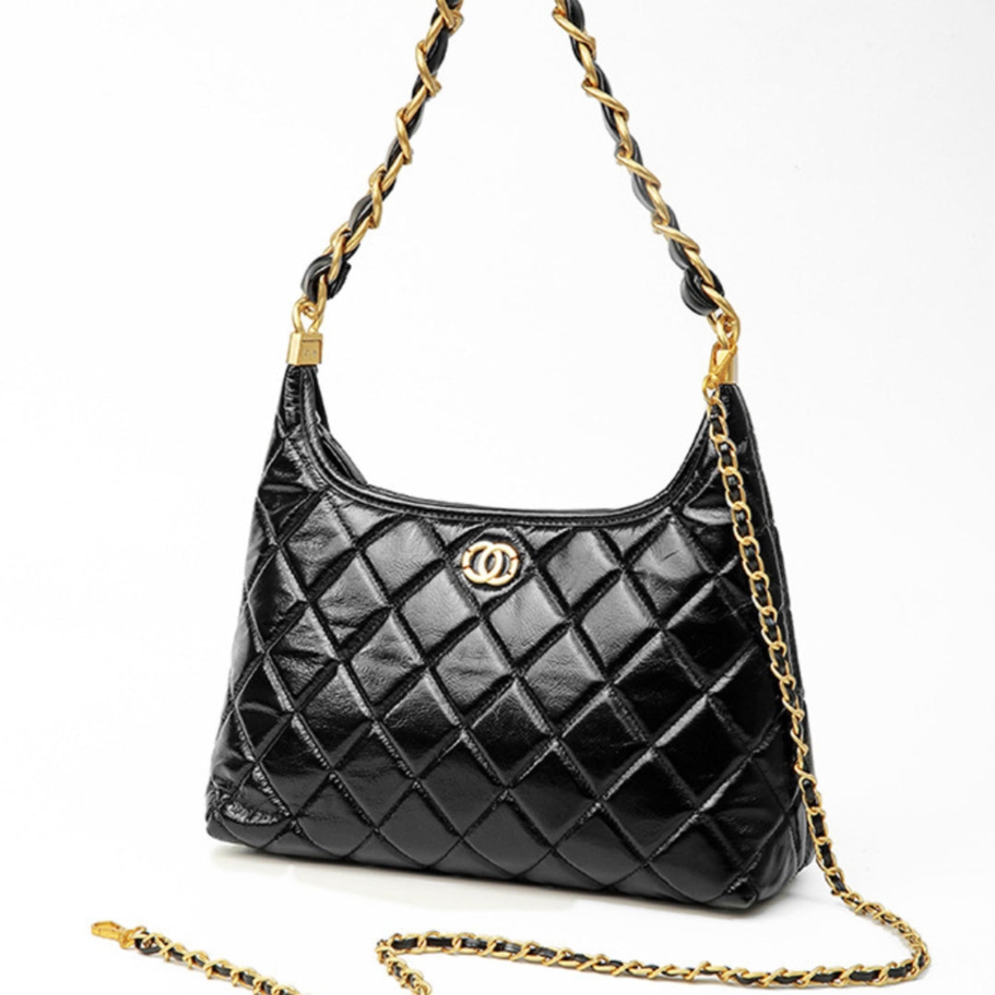 Chanel Lambskin Hobo Bag