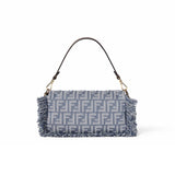 Fendi Baguette FF Jacquard Bag