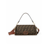 Fendi Baguette FF Jacquard Bag