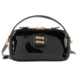 Miu Miu Arcadie patent leather crossbody bag