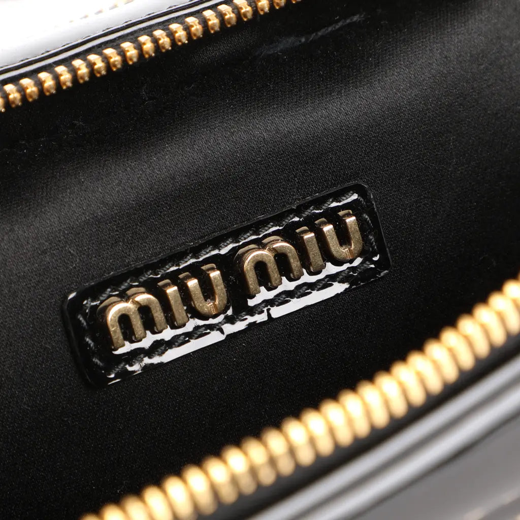 Miu Miu Arcadie patent leather crossbody bag