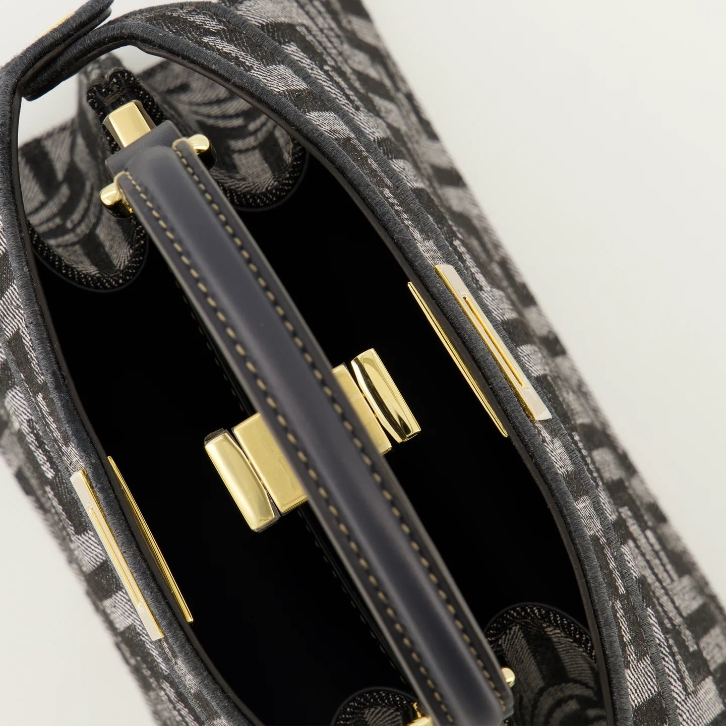 Fendi Peekabbo Nano Bag in FF Denim