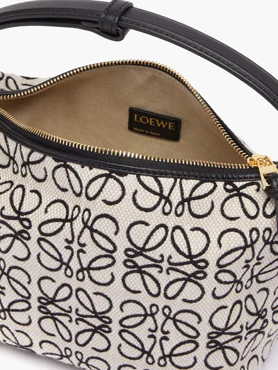 LOEWE CUBE LEATHER TRIMMED CANVAS