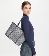 Tory Burch MONOGRAM ZIP TOTE